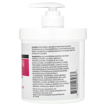 Advanced Clinicals Anti Aging Rescue Cream Bolqar Gülü 454 G