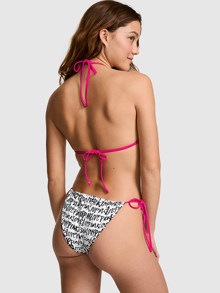 PINK Reversibel Üçbucaqlı String Bikini Üstü
