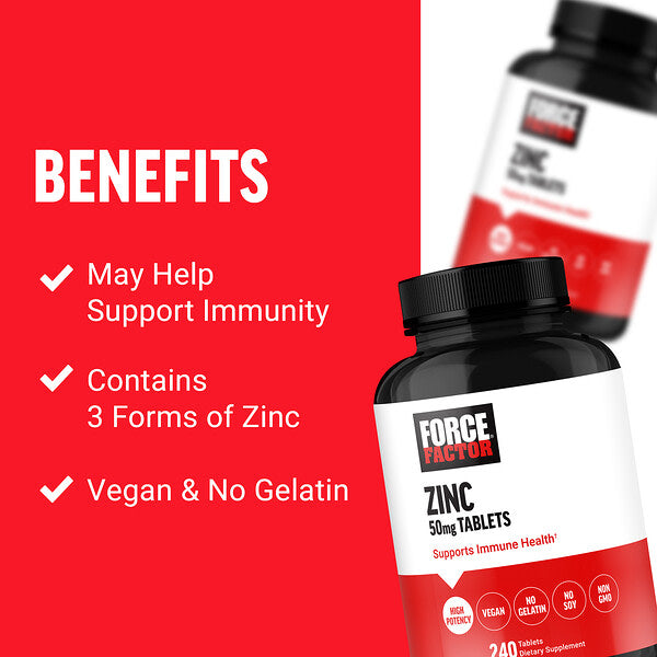 Force Factor Çinko 240 Tablet