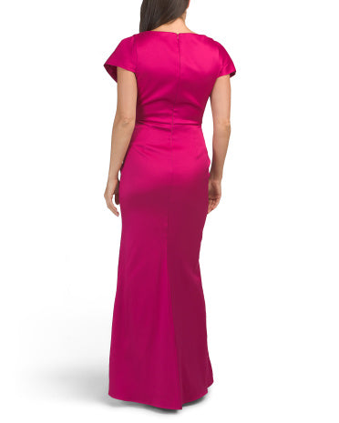 BETSY &amp; ADAM Amerika İmalatı Taffeta Jacquard Geyim