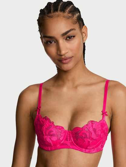 Victoria's Secret Wicked Çiçəkli Embroidery Balconette Lənətsiz Sütyen