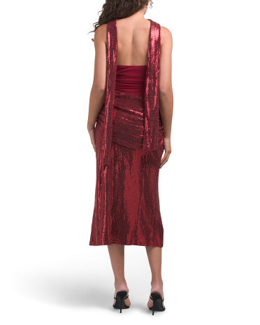 SELFIE LESLIE Seraphinna Strapless Cut Out Maxi Geyim