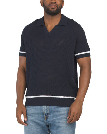 TED BAKER Qısa Ç袖 Tirmə Polo