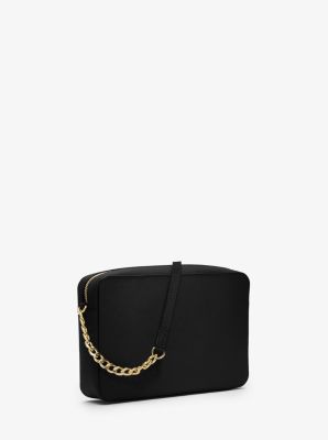 Michael Kors Jet Set Large Saffiano Dəri Çapraz Çantası