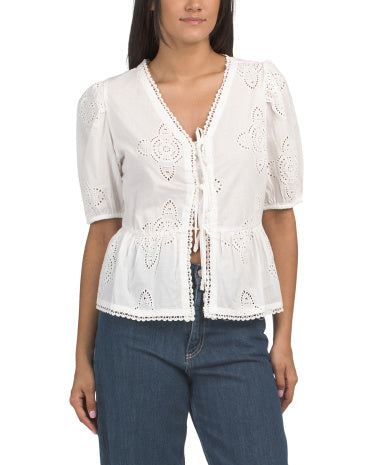 CALYPSO ST. BARTH Shiffle Bağcıqlı Bluzka