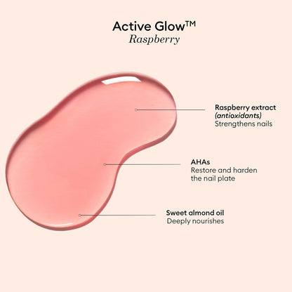 Manucurist Active Glow™ Malo Qızılcıq Qidalandırıcı Tırnaq Lağı
