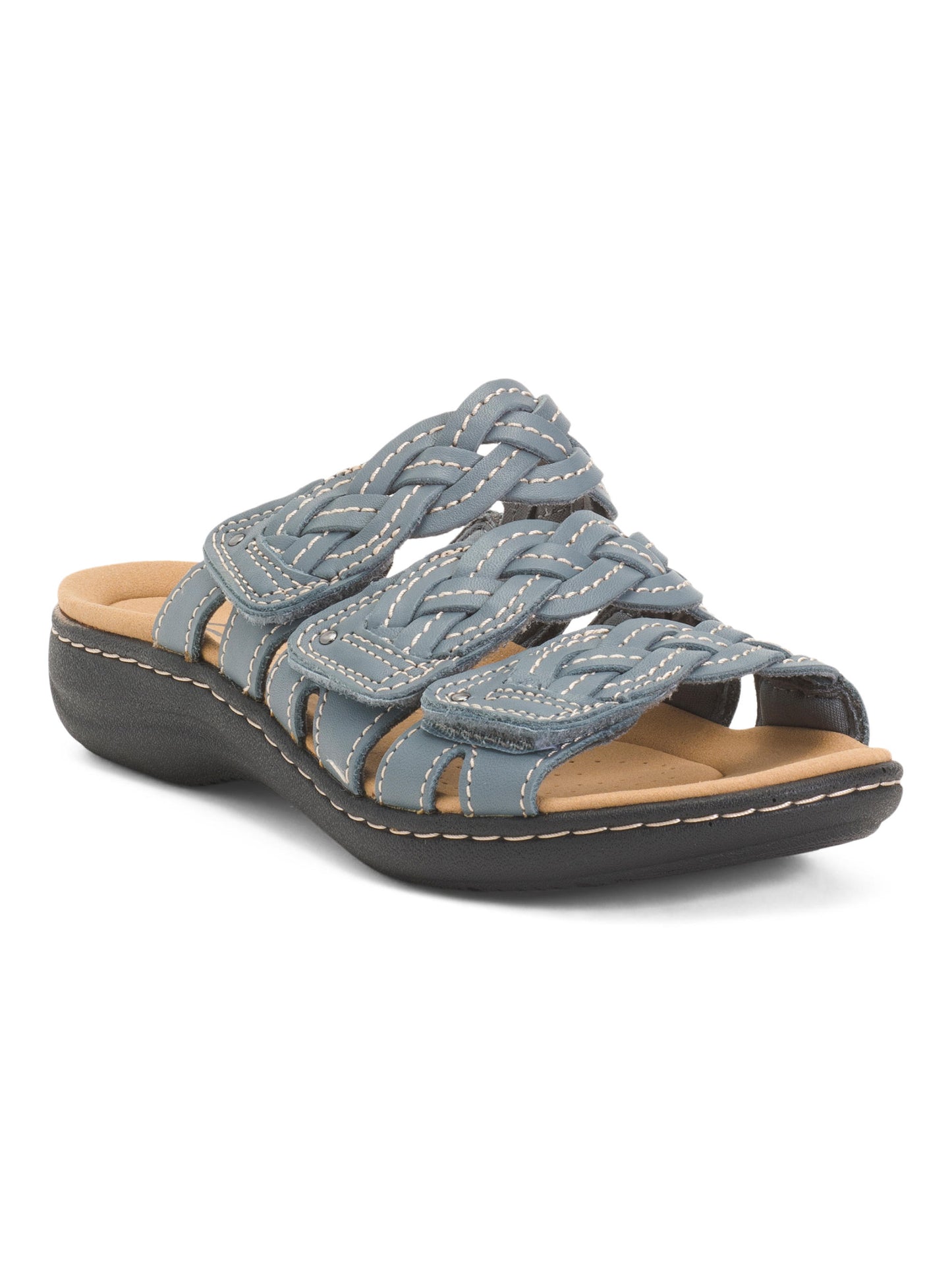 CLARKS Leather Laurieann Rio Comfort Sandals
