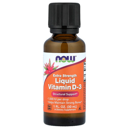Now Foods Maye D3 Vitamini 1000 IU 30 ml