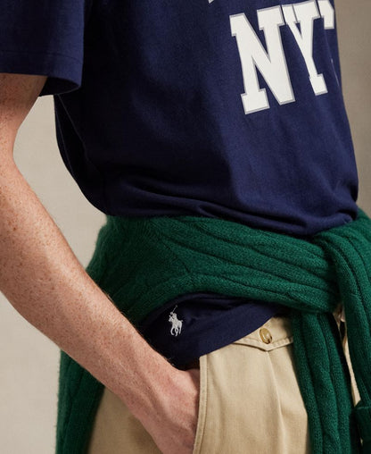 Polo Ralph Lauren Kişi Klassik Oturuşlu Qrafik Köynək