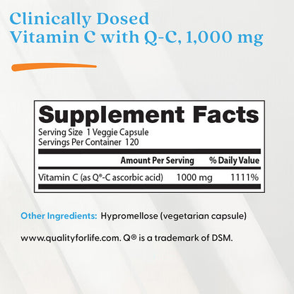 Doctor's Best C Vitamini 1000mg 120 Veggie Kapsula