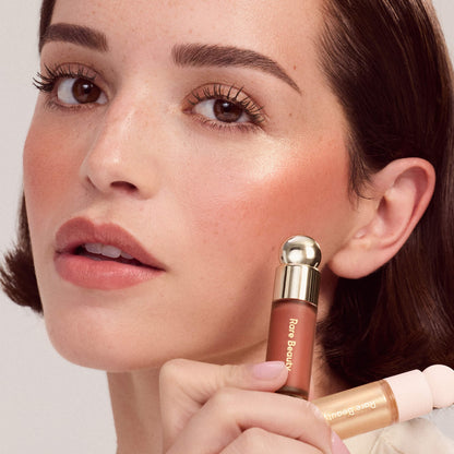 Rare Beauty by Selena Gomez Mini Warm Radiance Blush & Luminizer Duo Məkyaj Hədiyyə Seti