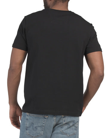 NAUTICA Qısa Tətəkli Deck Ekipaj Yaxası T-Shirt