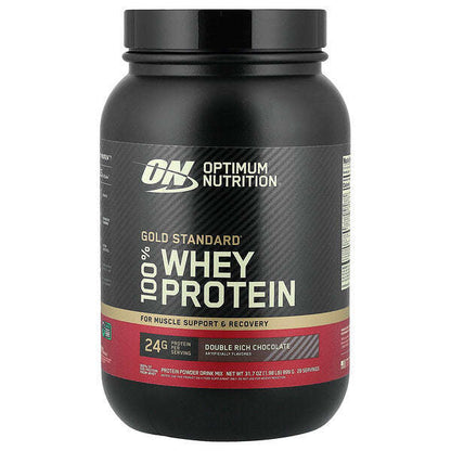 Optimum Nutrition Gold Standard 100 Whey Protein Qoşa Zəngin Şokolad 1.98 Lb 899 Q YoxYox