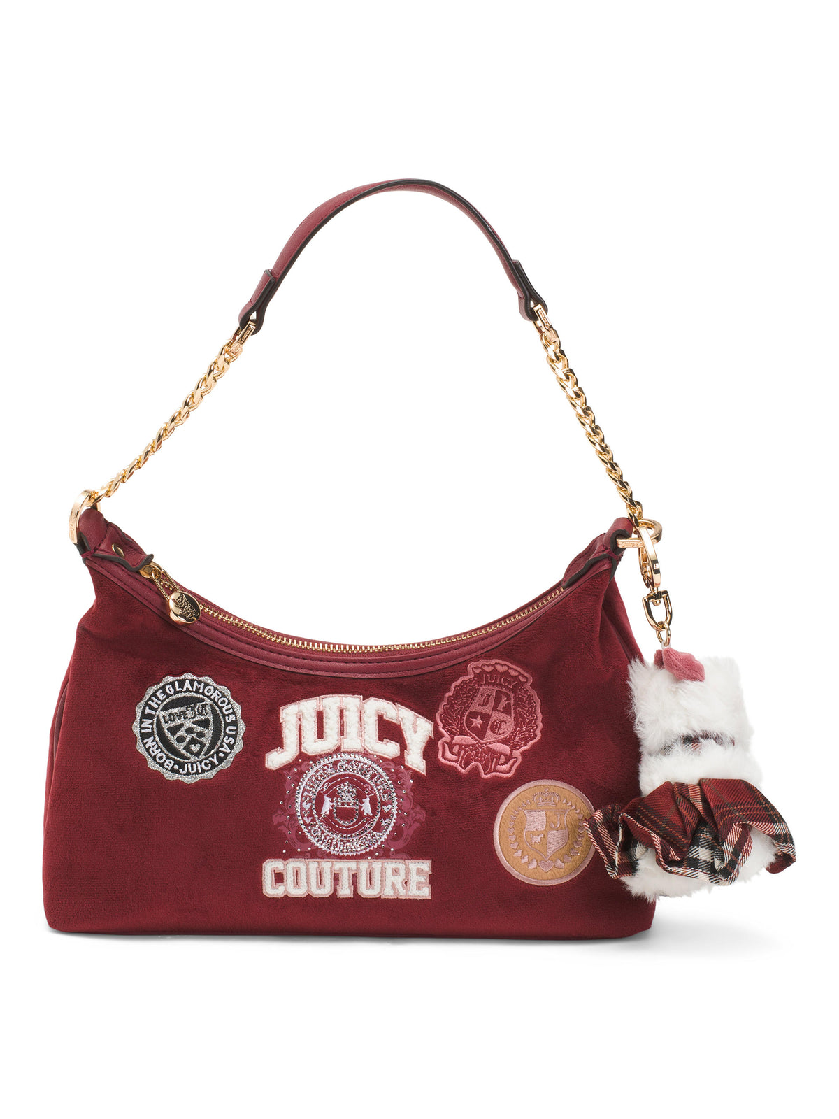 JUICY COUTURE Varsity Velour Çiyin Çantası