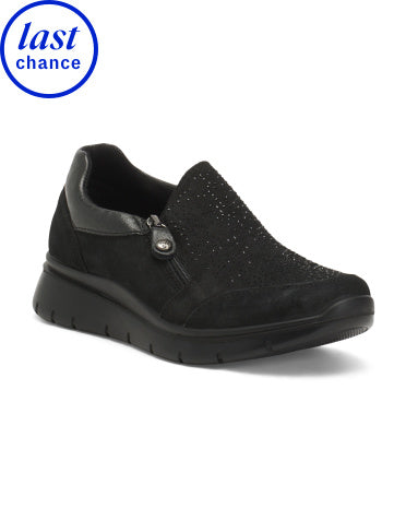 ENVAL SOFT İtaliyada Hazırlanmış Dəri Slip-On Ayaqqabısı