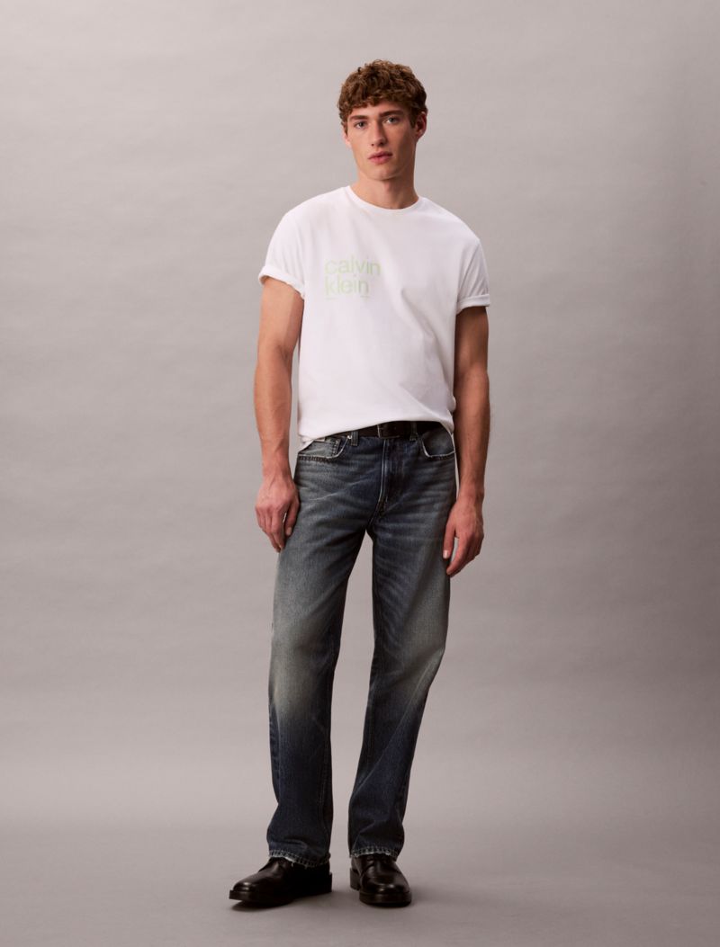 Calvin Klein Circle Graphic Relaxed Köynək