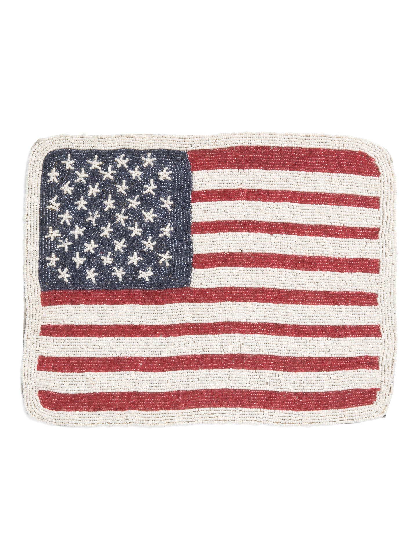 TIRAMISU Amerika Bayrağı Boncuklu Masa Altlığı