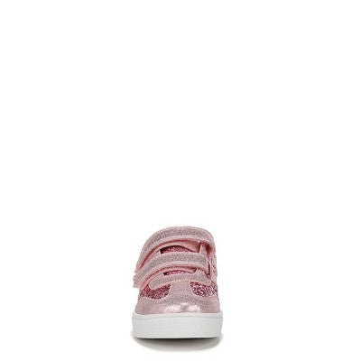 Dr. Scholl's Youth Girls Madison Play Uşaq Krossovkası Hot Çəhrayı Metallik Paillettes 10 M