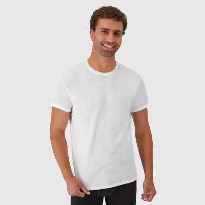 Hanes Kişi 3-Paket Tənəffüs Köynəyi - Ağ L