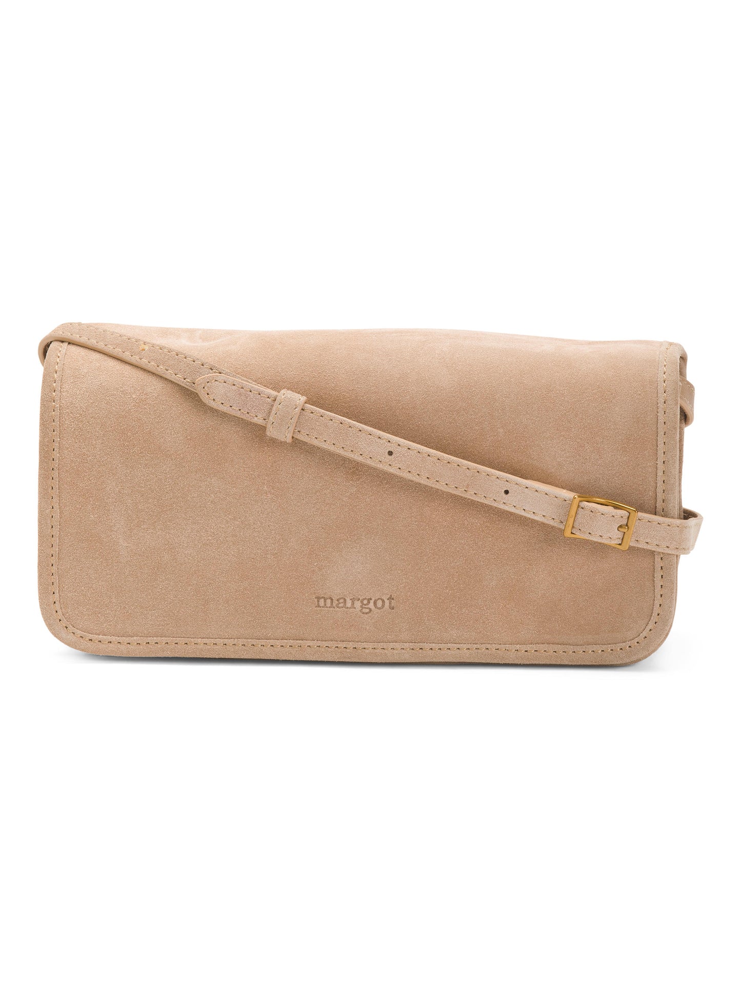 MARGOT Suede Flap Crossbody