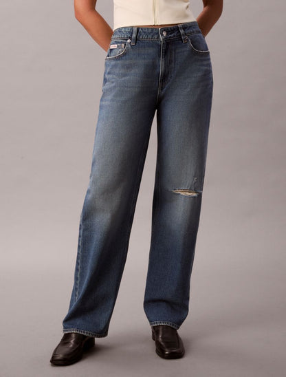 Calvin Klein 90s Düz Cins