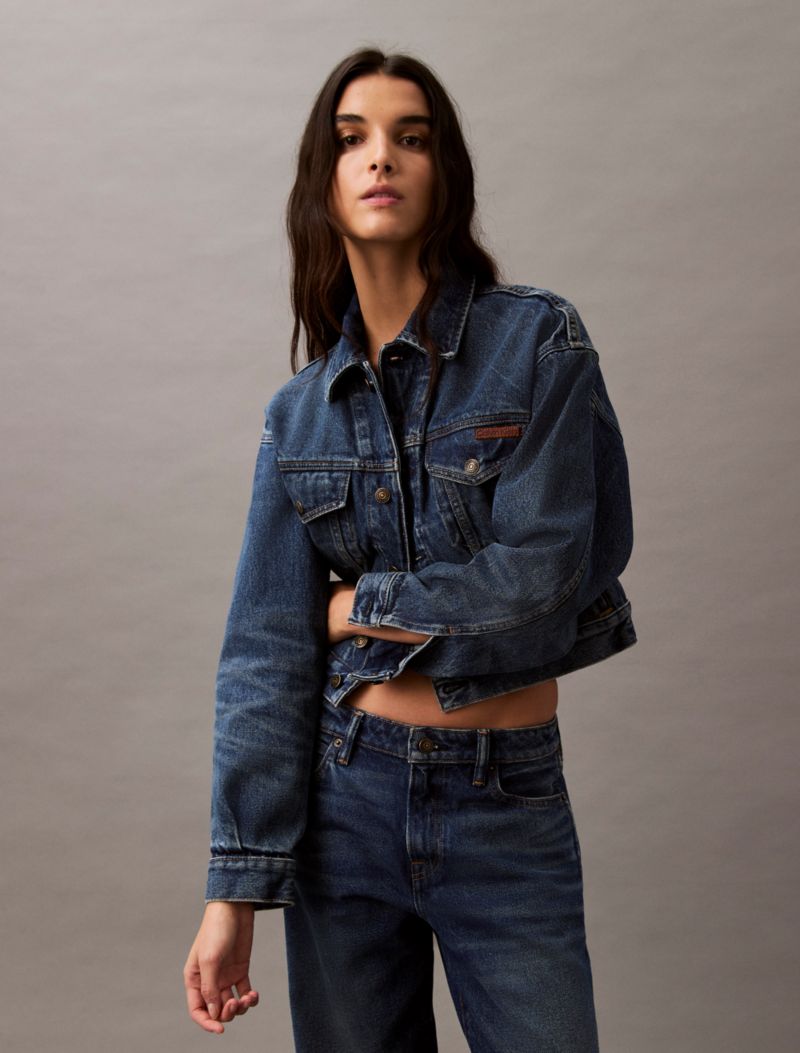 Calvin Klein 90s Denim Trucker Gödəkçəsi