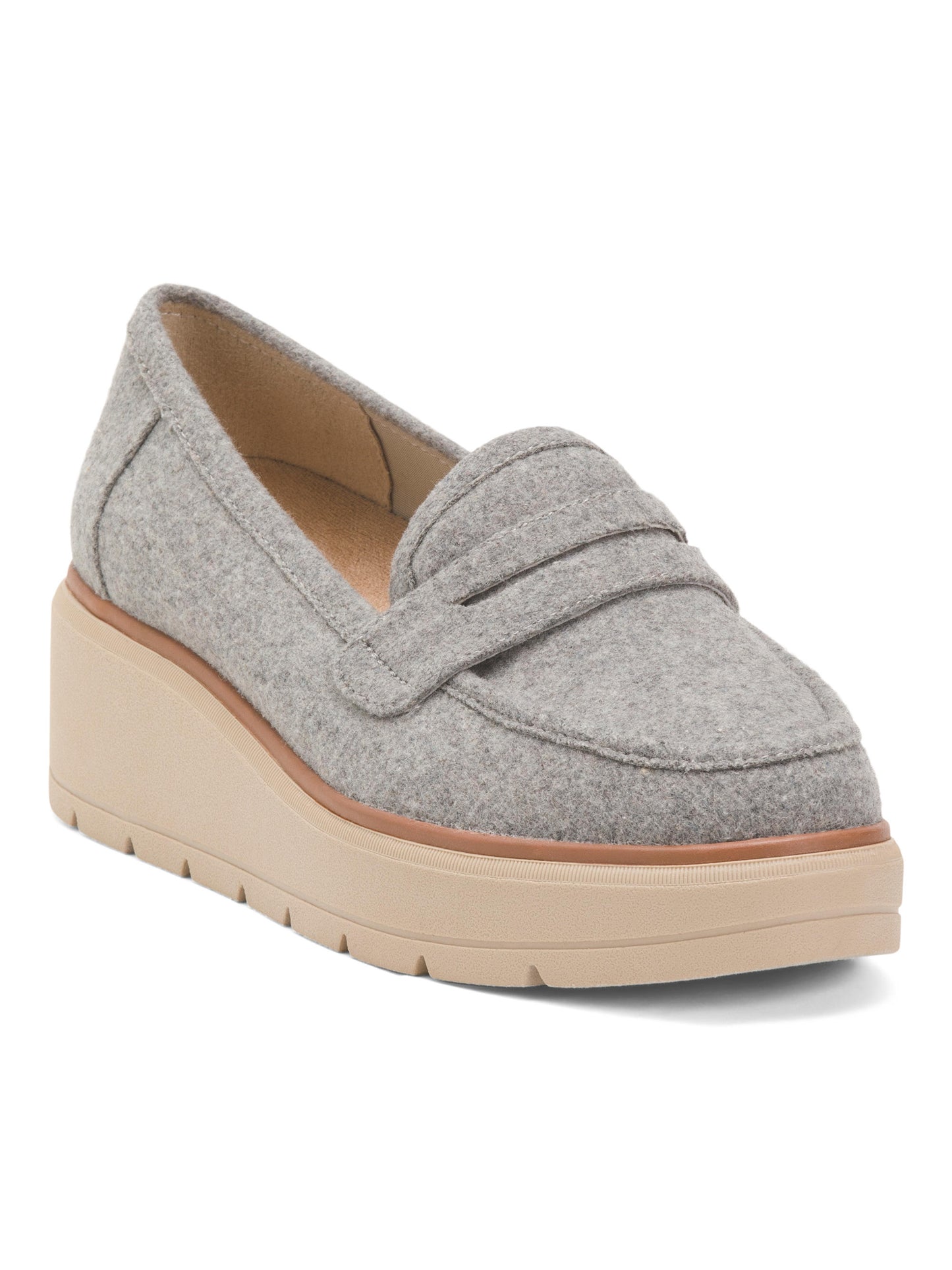 DR. SCHOLL'S Nice Day Max Slip On Platform Loafers Qadın Platforması Ayaqqabısı