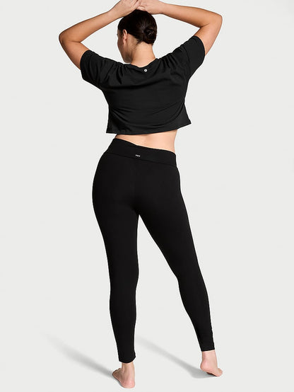 Victoria's Secret Qadın Pambıq Foldover Legging