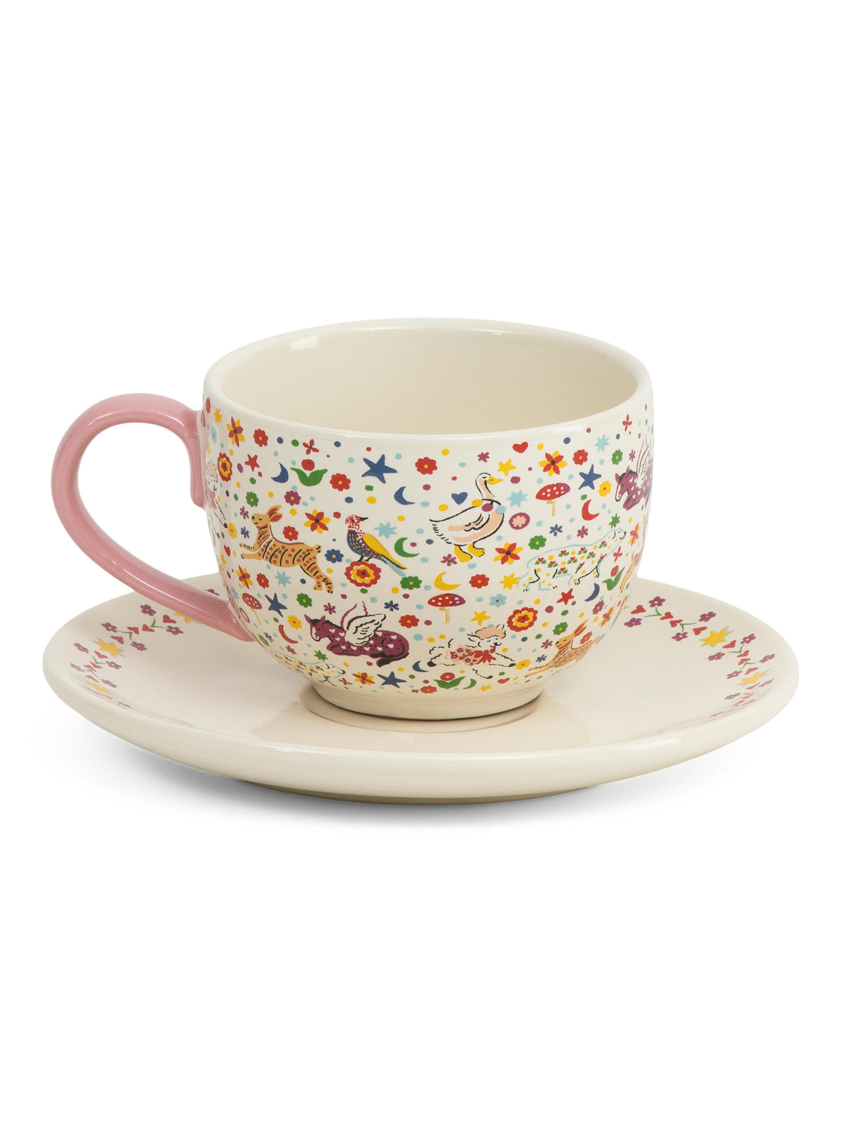 CATH KIDSTON 2-Hissəli Rождество Çay Fincanı və Nəlbəki Seti