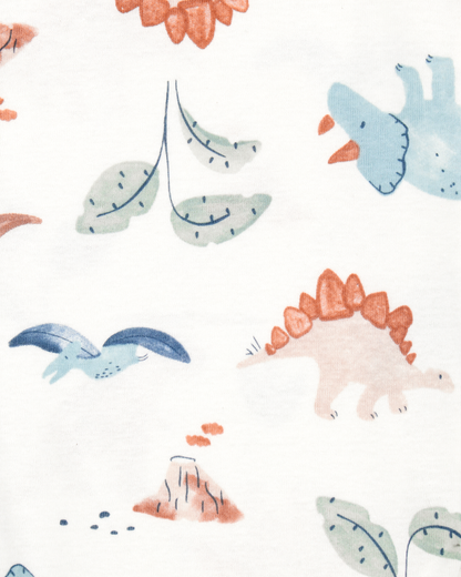Carter's Oğlan Uşaq 5-Pack Dinozavr Qısa Qollu Pamuk Bodysuit