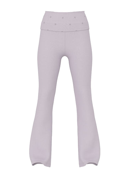 PINK Soft Modal Foldover Kick-Flare Leggings