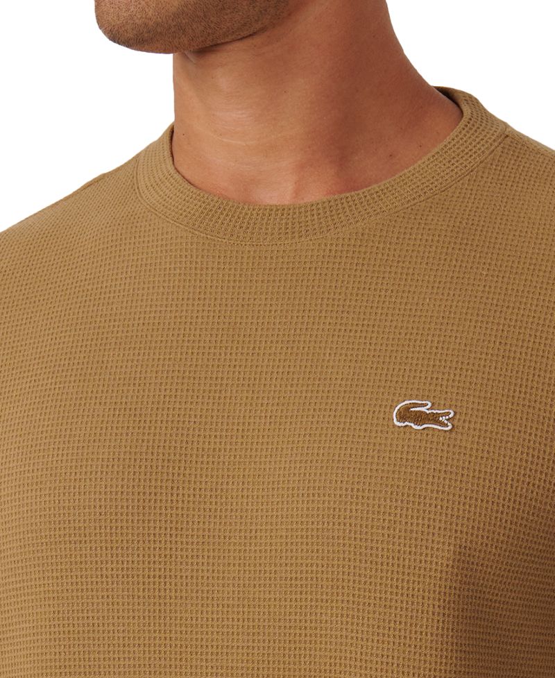 Lacoste Kişi Waffle-Toxunma Termal Yuxu Köynəyi