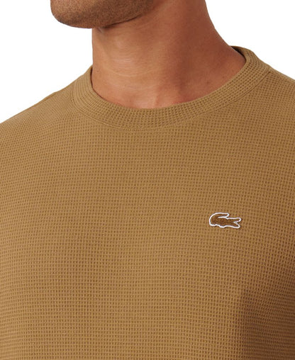 Lacoste Kişi Waffle-Toxunma Termal Yuxu Köynəyi