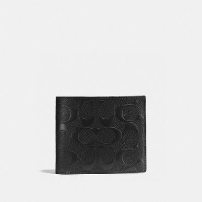 Coach 3-In-1 Cüzdan Signature Dəri