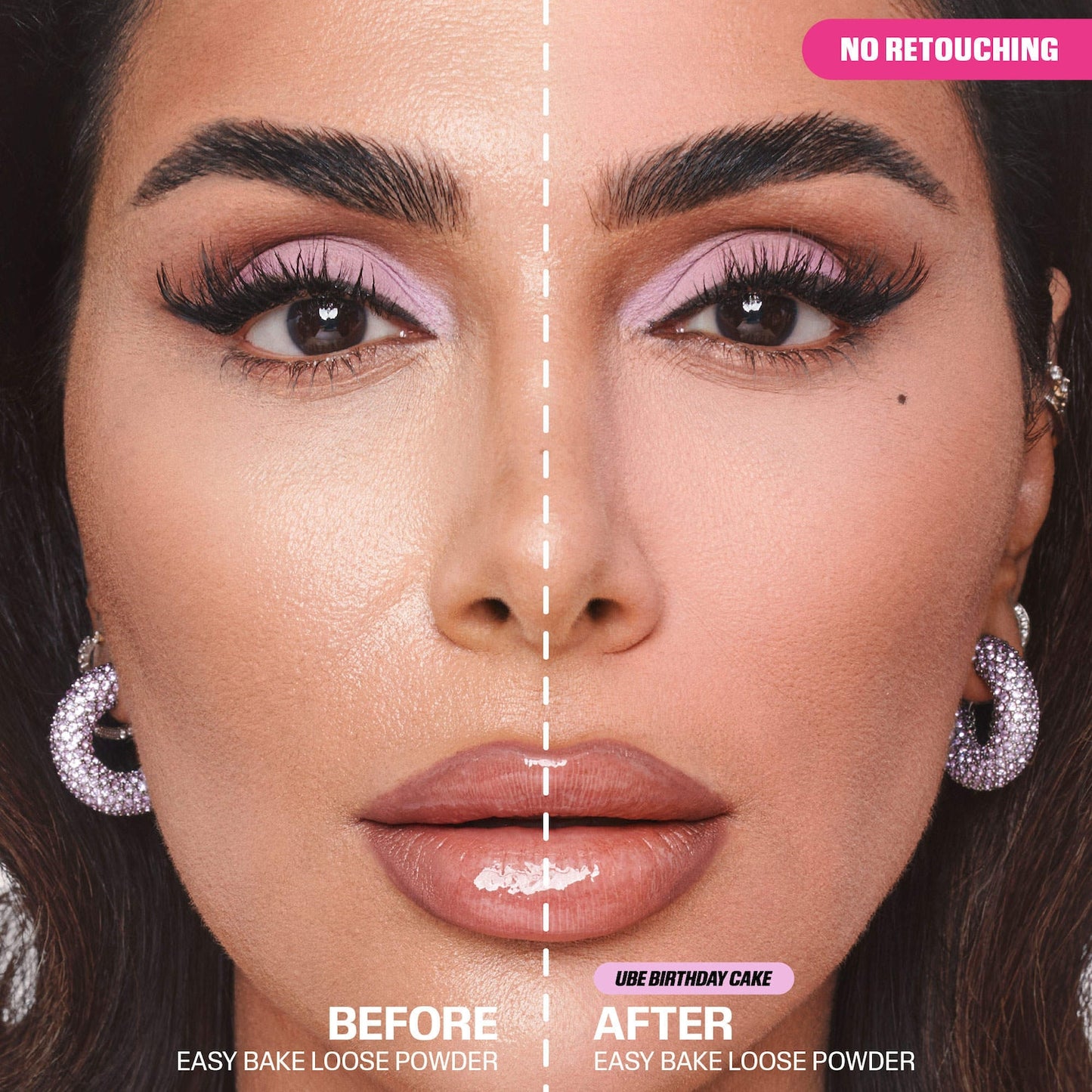 HUDA BEAUTY Mini Easy Bake Yumsaq Bişirmə və Fiksativ Pudrasının