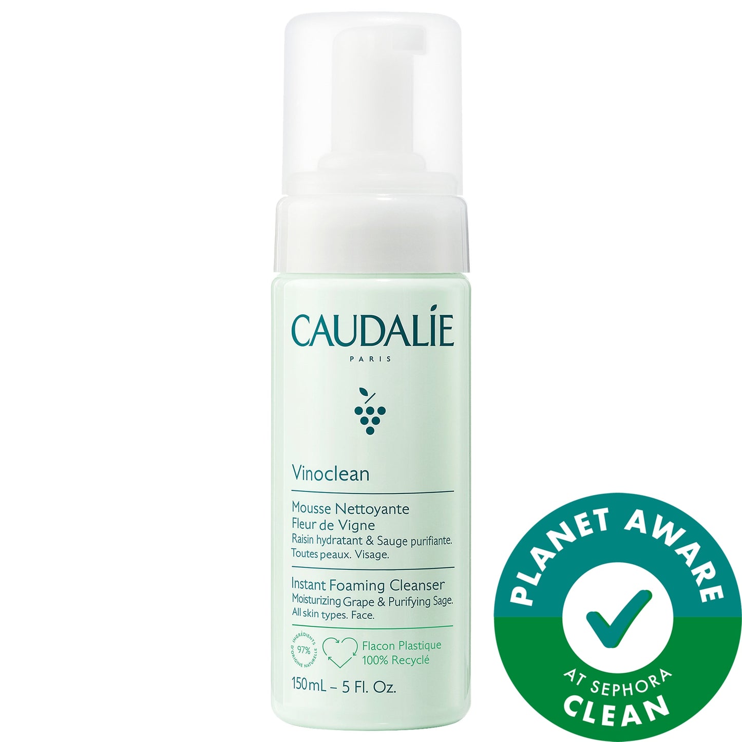 Caudalie Vinoclean Lәmiz Köpük Üz Yuma Vasitəsi