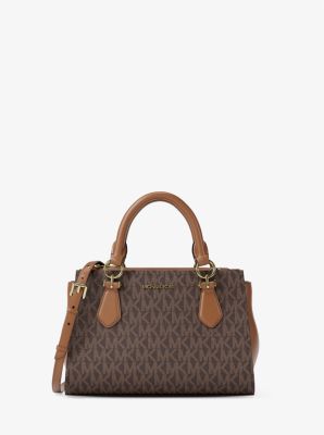 Michael Kors Marilyn Small Signature Logo Messenger Çanta