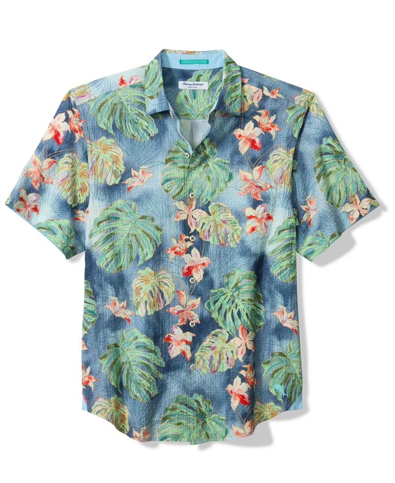 Tommy Bahama Kişi Nova Wave Mira Jungle Classic-Fit Köynək