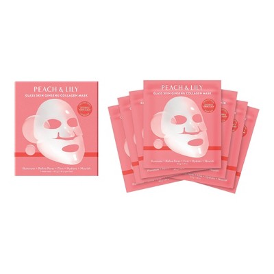 Peach & Lily Glass Skin Ginseng Collagen Maska Dəsti - 7 Ədəd
