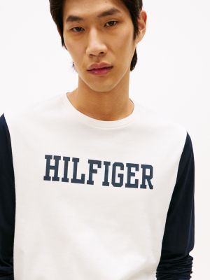 Tommy Hilfiger Uzun Tməkəlli Rəngli Blok Köynək, Fil Dişi