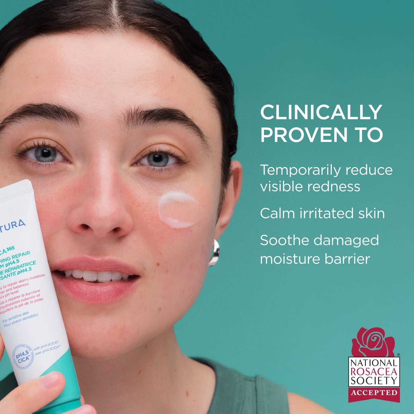 AESTURA A-CICA365 Yatışdırıcı Onarıcı Gel Krem Nəmləndirici pH4.5 Centella Asiatica və Panthenol ilə