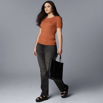 Qadın Simply Vera Vera Wang Teksturlu Köynək