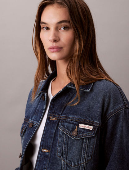 Calvin Klein 90s Denim Trucker Gödəkçəsi