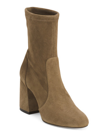 STUART WEITZMAN İspaniyada Hazırlanmış Süet Essentialist Stretch 85 Çəkmə