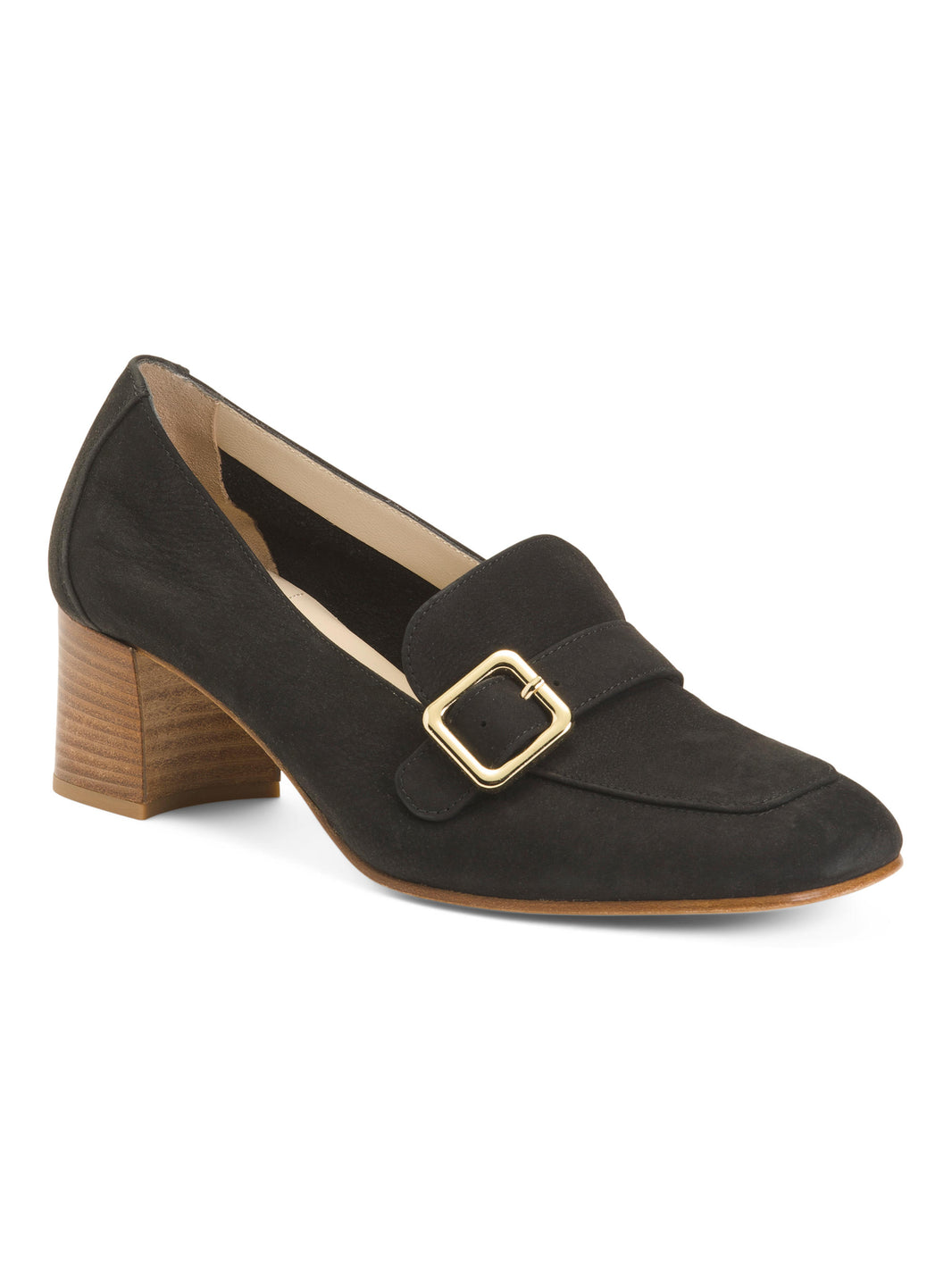 AMALFI İtaliyada İstehsal Suede Balera Loafer Pumlı Ayaqqabı