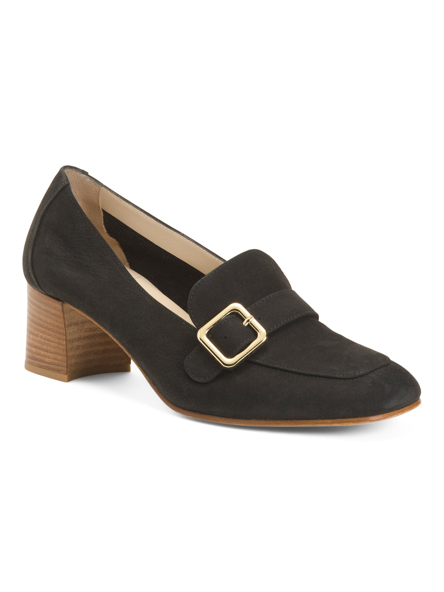 AMALFI İtaliyada İstehsal Suede Balera Loafer Pumlı Ayaqqabı