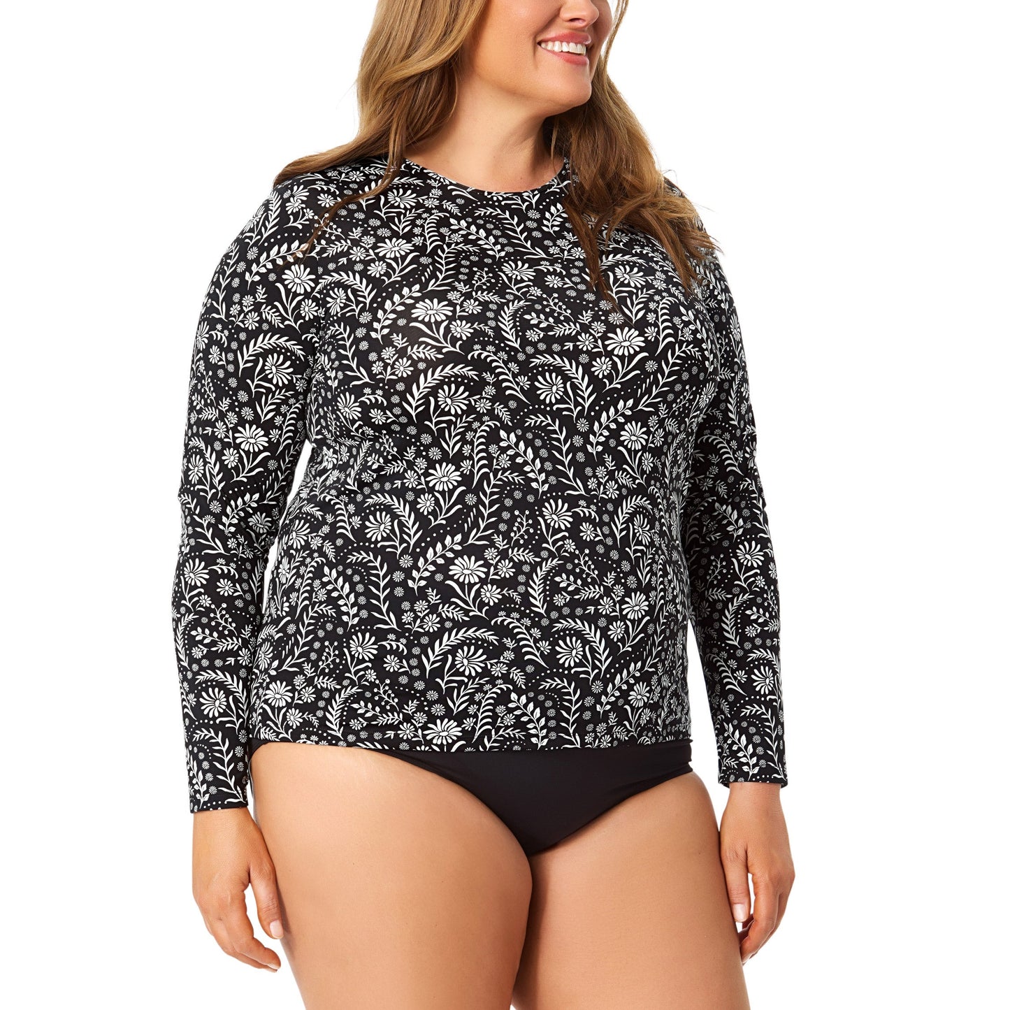 Lands' End Qadın Günəş Köynəyi, Mavi, XX-Large