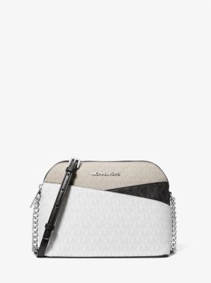 Michael Kors Jet Set Travel Rəngli Blok İmzalı Logo Çanta