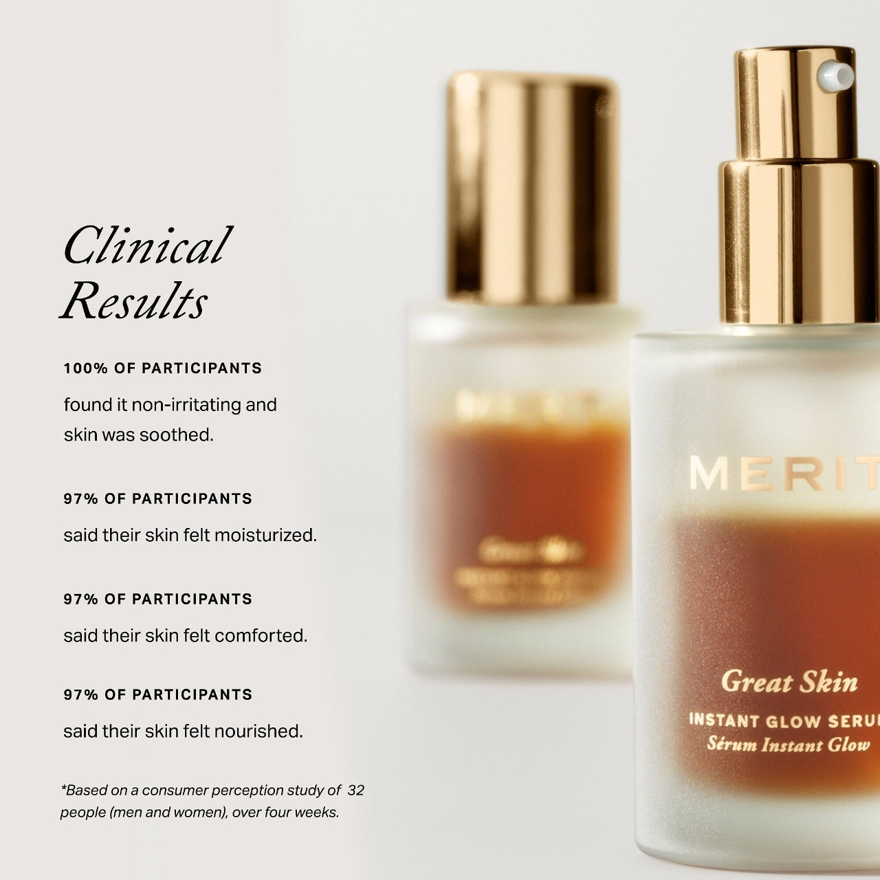 MERIT Great Skin Instant Glow Niacinamide və Hialuron Turşusu Serumu