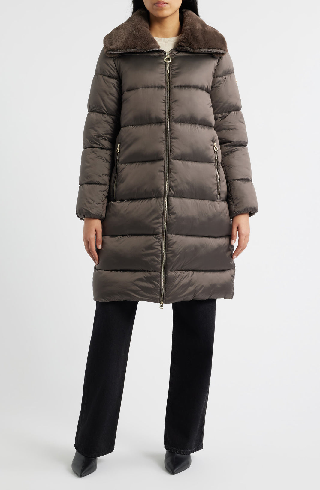 BCBG Missy Nilon Yastıqlı Gödəkçə
